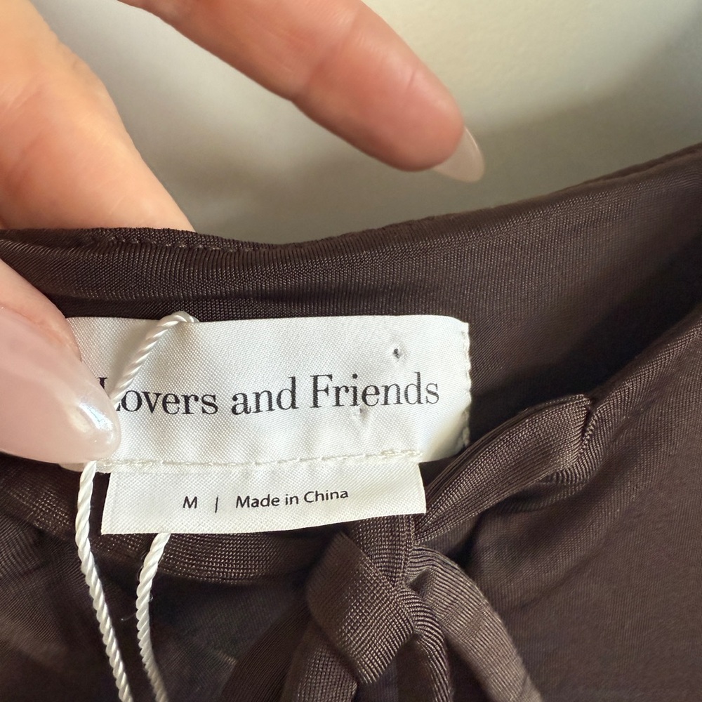 REVOLVE Lovers + Friends Fiona midi dress - brown Slip Dress Spaghetti Strap - Picture 5 of 10